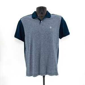 Original Penguin Color Block Golf Polo / Blue / Men's MEDIUM